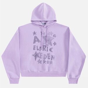 Aelfric Eden Lavender Off-the-Shoulder Sweater